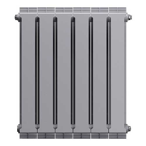 Радиатор биметаллический RoyalThermo PianoForte 500 Silver Satin 6 секций