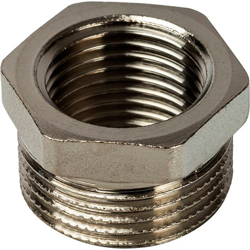 Футорка никелированная Stout ф2" НР х 3/4" ВР