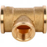Тройник переходной Stout ф3/4"х1/2"х3/4" внутренняя резьба
