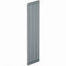 Вертикальный радиатор Rifar Tubog DV1 2180/12 нижнее подключение Титан