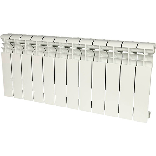 Радиатор алюминиевый Rommer Profi 350 боковое подключение 12 секций