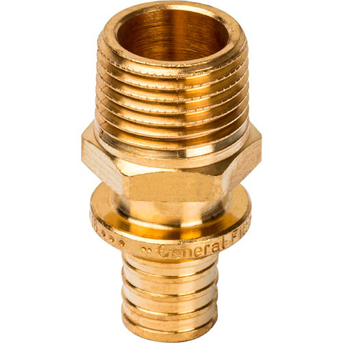 Переходник с наружной резьбой ф16xR 1/2" Stout