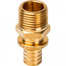 Переходник с наружной резьбой ф16xR 1/2" Stout
