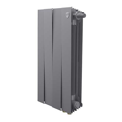 Радиатор биметаллический RoyalThermo PianoForte VDR80 500 Silver Satin 4 секции