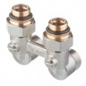 Узел Rehau нижнего подключения радиатора ф1/2" НР х 3/4" EK угловой