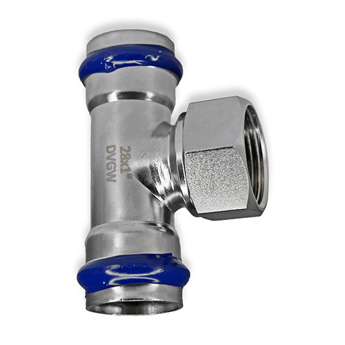 Пресс-тройник Millennium ф18 мм х 3/4" х 18 мм ВПр-ВР-ВПр