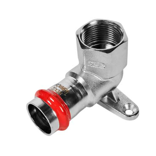 Угольник настенный Rommer ф22 мм х 1/2" ВПр-ВР