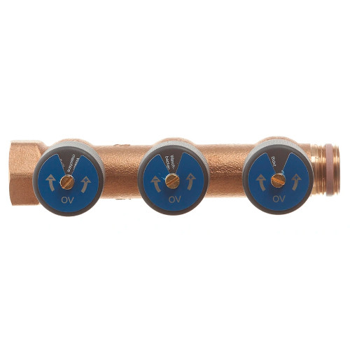 Коллектор Oventrop Multidis R ф3/4" х G 3/4" EU на 3 отвода
