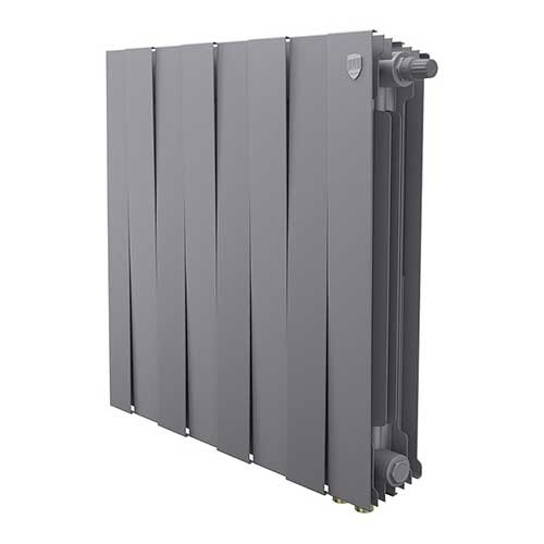 Радиатор биметаллический RoyalThermo PianoForte VDR80 500 Silver Satin 8 секций