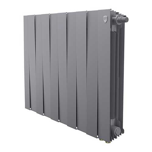 Радиатор биметаллический RoyalThermo PianoForte VDR80 500 Silver Satin 10 секций