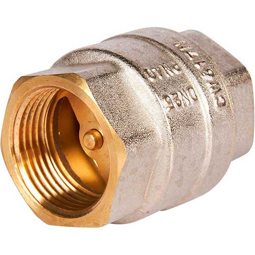 Клапан обратный Rommer ф1" с латунным золотником