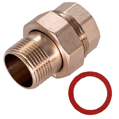 Американка никелированная Zeissler ф3/4" ВР-НР под прокладку