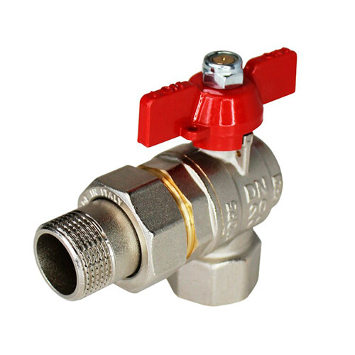Кран шаровой угловой Elsen ф1/2" с разъемным соединением