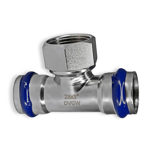 Пресс-тройник Millennium ф35 мм х 1 1/4" х 35 мм ВПр-ВР-ВПр