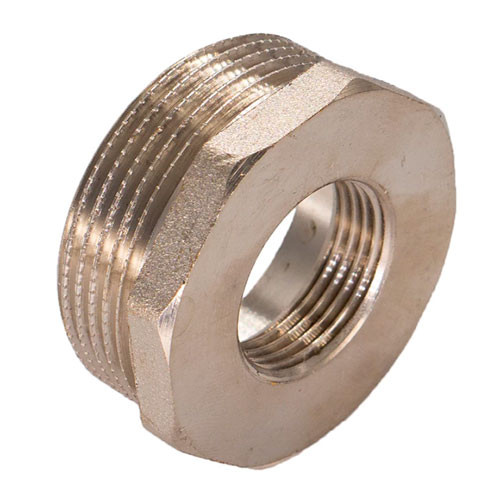 Футорка никелированная Zeissler ф2" НР х 1 1/4" ВР