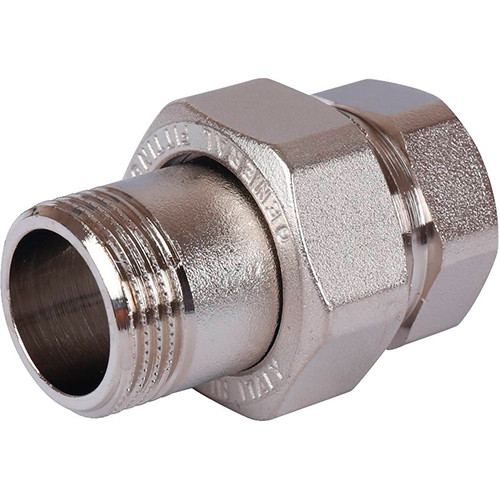 Американка никелированная Stout ф1" ВР-НР