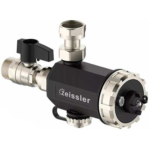 Фильтр-шламоотделитель Zeissler ф3/4" с магнитом для настенных котлов
