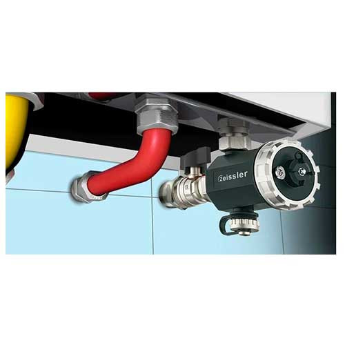 Фильтр-шламоотделитель Zeissler ф3/4" с магнитом для настенных котлов