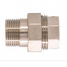 Американка никелированная Zeissler ф2" ВР-НР уплотнение под гайкой o-ring кольцо