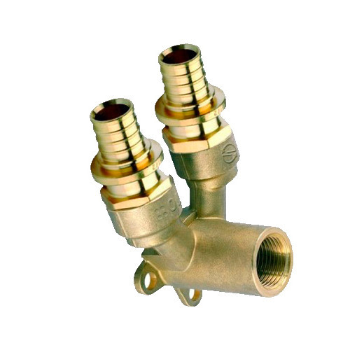 Угольник настенный двойной Elsen ф16х1/2"