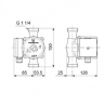 Насос циркуляционный Grundfos UP 20-45 N