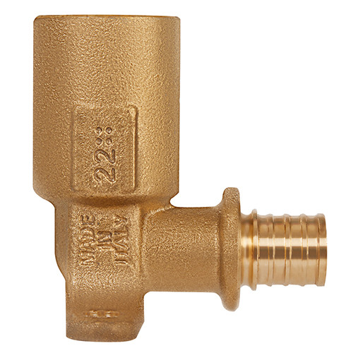 Угольник настенный Hoobs с длинным нарезным ф16 мм x Rp1/2"