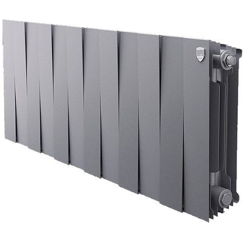 Радиатор биметаллический RoyalThermo PianoForte 300 Silver Satin 12 секций