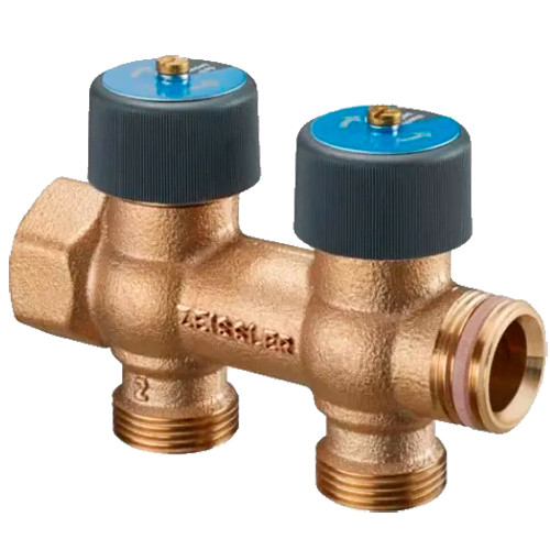 Коллектор Zeissler ZSR ф3/4" х G 3/4" EU на 2 отвода