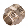 Ниппель переходной никелированный Zeissler ф1 1/2"х1 1/4" наружная резьба