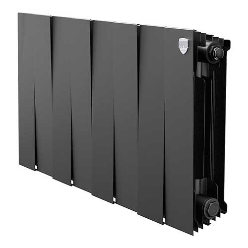 Радиатор биметаллический RoyalThermo PianoForte 300 Noir Sable 8 секций