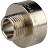 Переходник никелированный Stout ф1" ВР х 3/4" НР