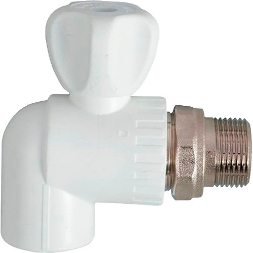 Кран шаровой SPK ф20х1/2" для радиатора угловой