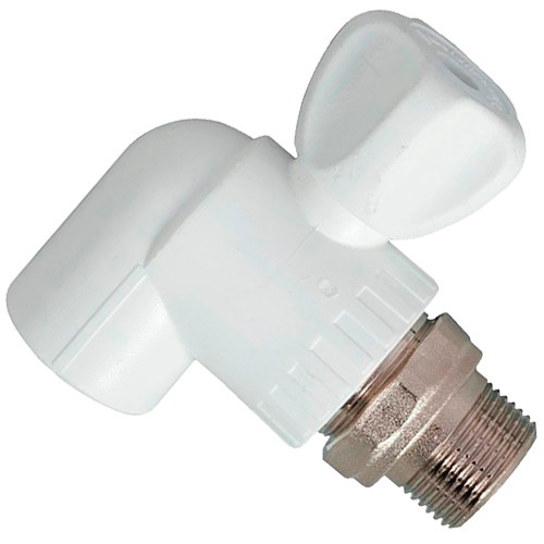 Кран шаровой SPK ф20х1/2" для радиатора угловой