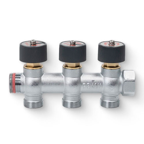 Коллектор Рехау ф3/4" х 3/4" EK на 3 отвода