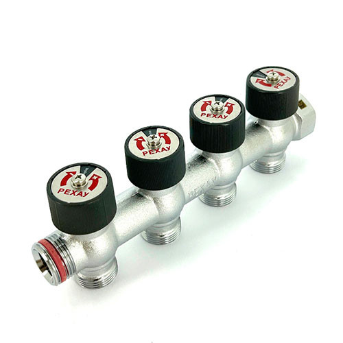 Коллектор Рехау ф3/4" х 3/4" EK на 4 отвода