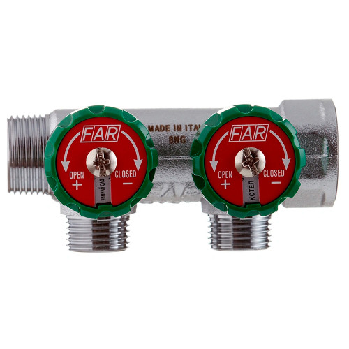 Коллектор Far MultiFar ф3/4" х 1/2" EU на 2 отвода