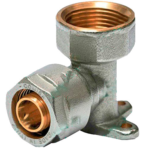 Уголок с креплением ф20х1/2" Comisa
