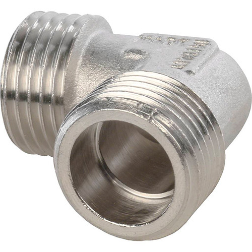 Угольник никелированный Stout ф1/2" наружная резьба