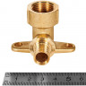 Угольник настенный Rommer ф16 мм х Rp1/2"