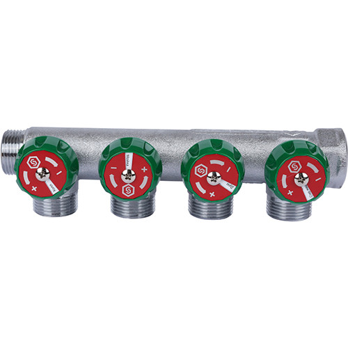 Коллектор Stout ф3/4" х 3/4" EU на 4 отвода