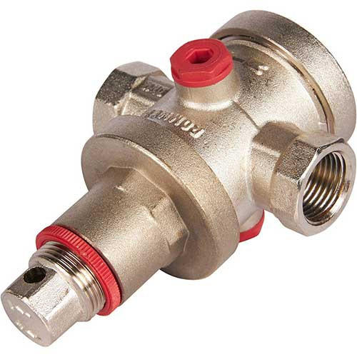 Редуктор давления Rommer ф1/2" ВР-ВР с выходом под манометр
