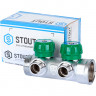 Коллектор Stout ф1" х 1/2" TP на 2 отвода