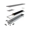 Конвектор внутрипольный КВП 100/120/2400 ASKON