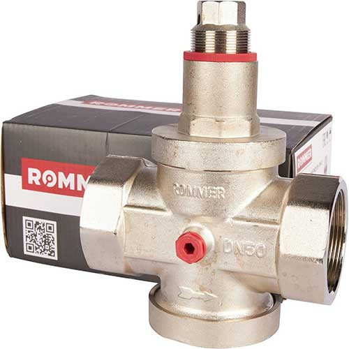 Редуктор давления Rommer ф2" ВР-ВР с выходом под манометр