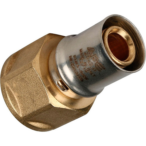 Пресс-муфта с внутренней резьбой Stout ф26х3/4"
