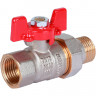 Кран шаровой полнопроходной Rommer ф3/4" с разъемным соединением
