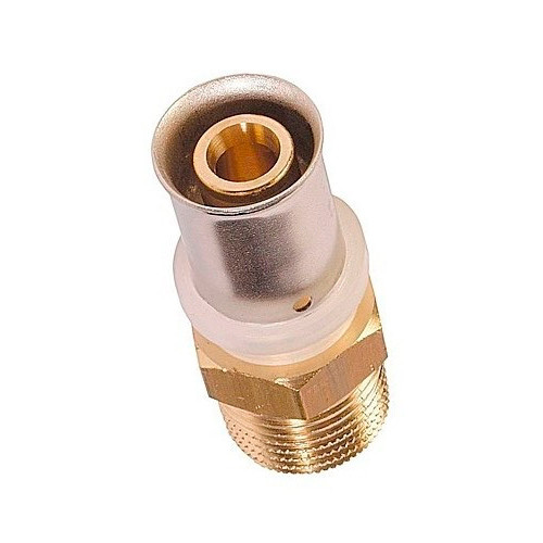 Пресс-муфта с наружной резьбой Comisa ф20х3/4"
