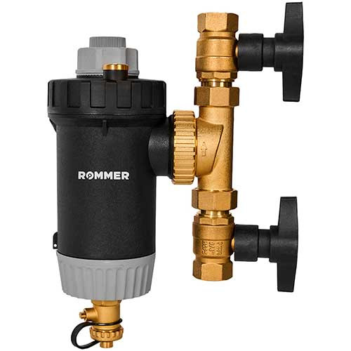 Сепаратор шлама Rommer ф1" с функцией быстрой очистки