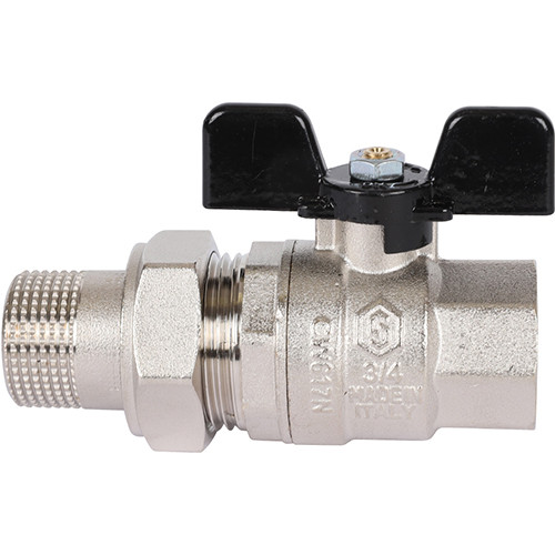 Кран шаровой полнопроходной Stout ф3/4" с разъемным соединением