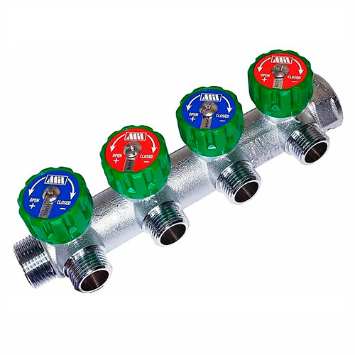 Коллектор Millennium ф3/4" х 1/2" TP на 4 отвода